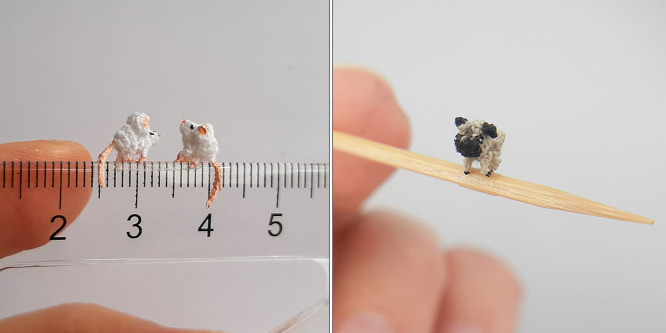 Elképesztő: A miniatűr horgolás nagy mestere ez az orosz művész - Galéria