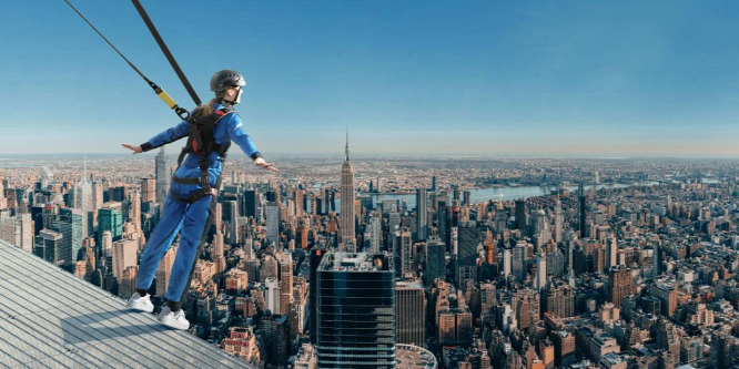 Lélegzetelállító látványosság nyílik egy New York-i felhőkarcoló tetején - képek