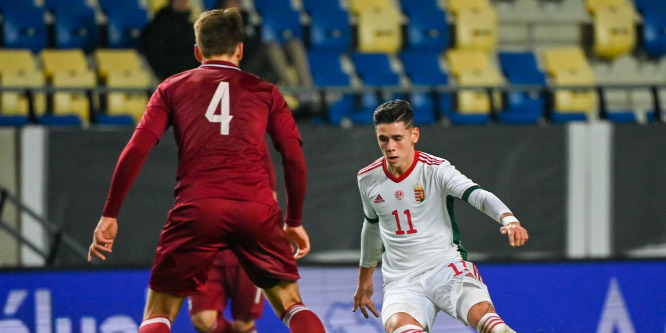 A magyar U21-es fociválogatott legyőzte Lettországot az Eb-selejtezőn