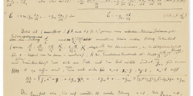 Az eddigi legértékesebb Einstein-kézirat került elő