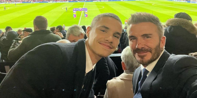 Beckham fia megkapta a mezt, amiben Ronaldo történelmet írt - fotó