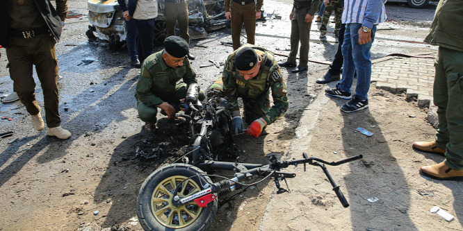 Bombával megpakolt motort robbantottak fel egy iraki városban