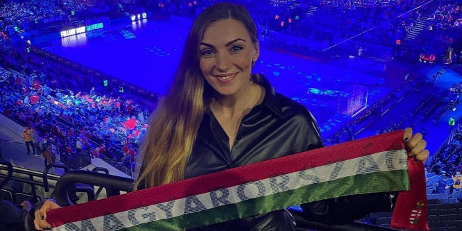 A magyar női pólóválogatott szexi játékosa is a helyszínen szurkolt a magyar férfi kéziválogatottnak az Eb-n - fotó