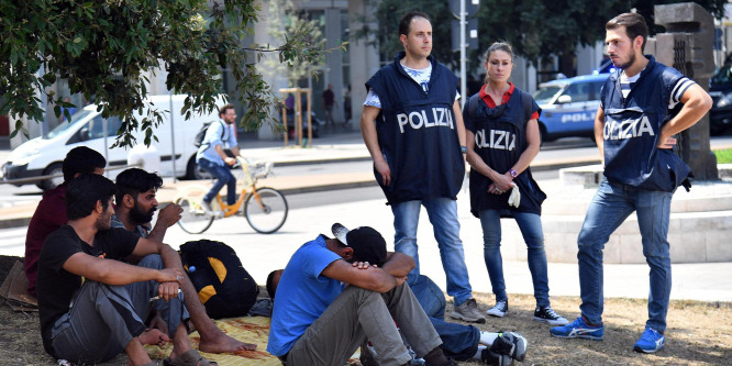 Züllesztik Milánót az illegális migránsok