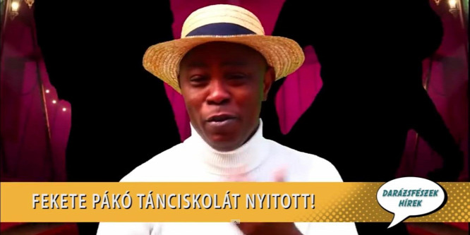Fekete Pákó megnyitotta első tánciskoláját, részletek a Darázsfészek álhíradójában - videó