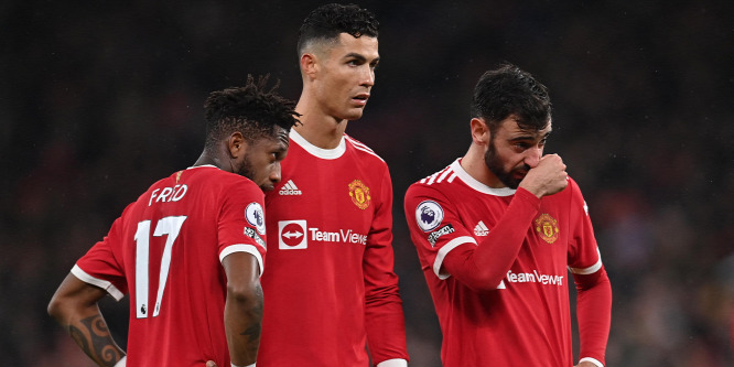 Nem igazán örült Ronaldónak manchesteri csapattársa a portugál edzőtáborban - videó