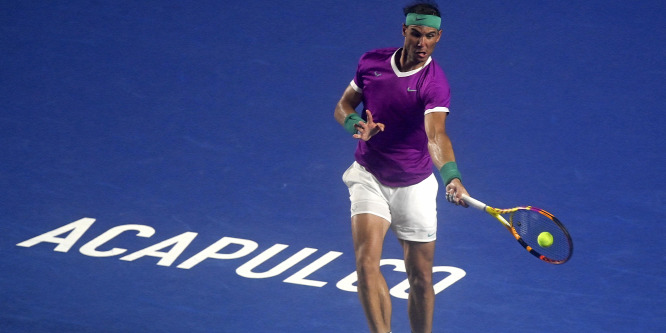 Nadal Medvegyevet legyőzve jutott az acapulcói tenisztorna döntőjébe