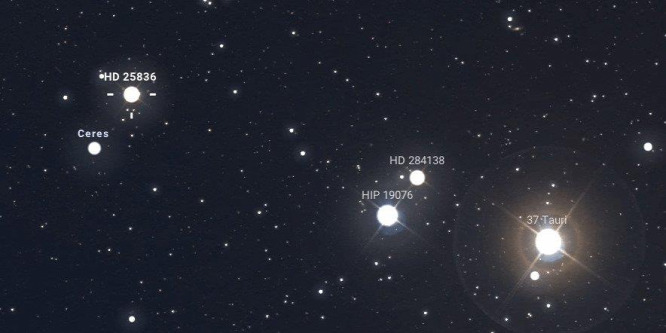 A Ceres látványos társulása a Bikánál – egy pompás majdnem-kettőscsillag