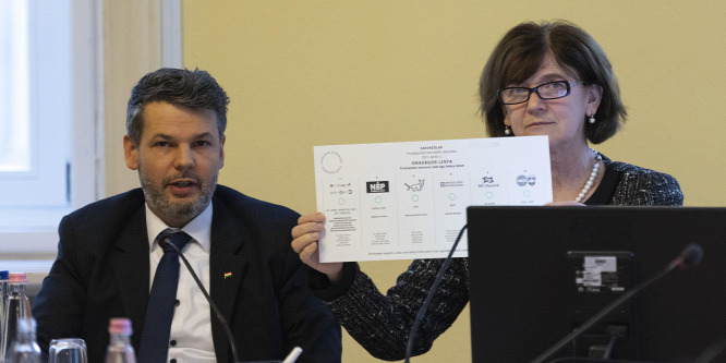 Jóváhagyta az országos pártlistás szavazólapok mintáját az NVB - fotók