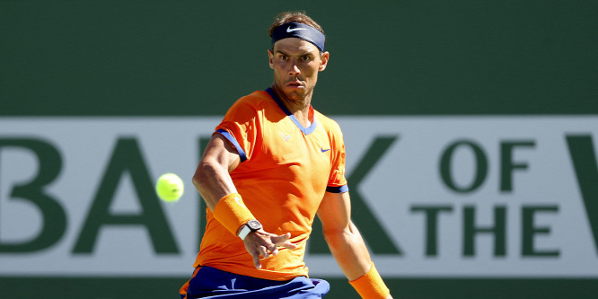Rafael Nadal hajszálra volt a kieséstől Indian Wellsben