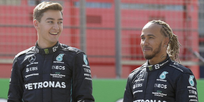 Jordan: Többé nem Hamilton a főnök a Mercedesnél, Russell átvette a helyét