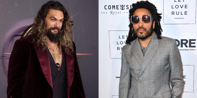 Nagyon vagány közös fotón Jason Momoa és Lenny Kravitz