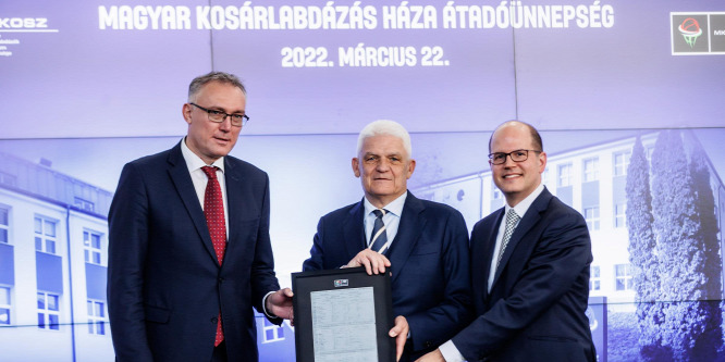 Magyar Kosárlabdázás Háza megnyitó ünnepség
