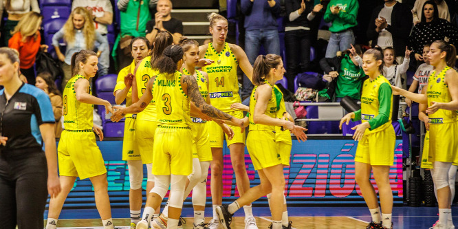 Fölényesen győzött a Sopron Basket a női kosárlabda NB I negyeddöntőjében