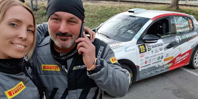 Negyedik helyen zárta élete első Salgó Rally-ját Vogel Adrienn