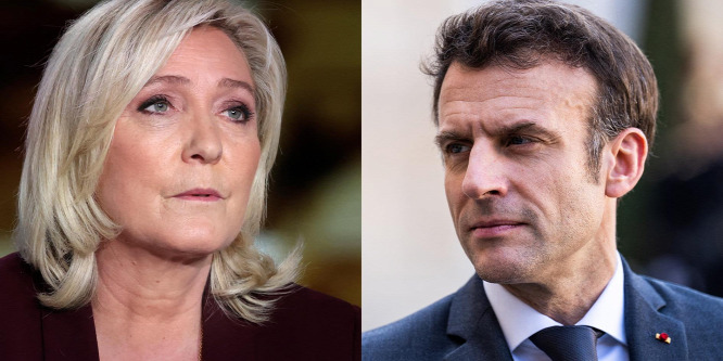 Emmanuel Macron folyamatosan zuhan, Marine Le Pen egyre erősebb a vasárnapi választás előtt