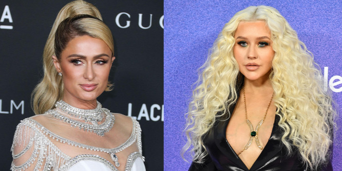 Hogy múlik az idő! 20 év után újra együtt bulizott Paris Hilton és Christina Aguilera