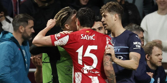 Hiába a hajhúzás és a fejelés, szabálytalanság nélkül játszott az Atlético védője a City ellen