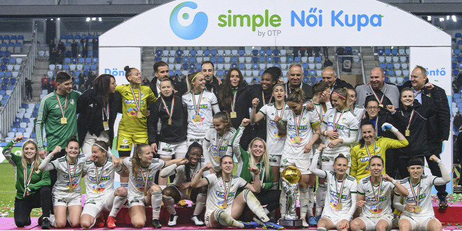 Az ETO FC Győr nyerte a női foci Magyar Kupát