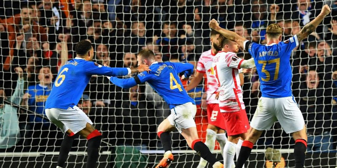 Kiesett a Lipcse, a hősiesen focizó Glasgow Rangers játszhat Európa-liga-döntőt
