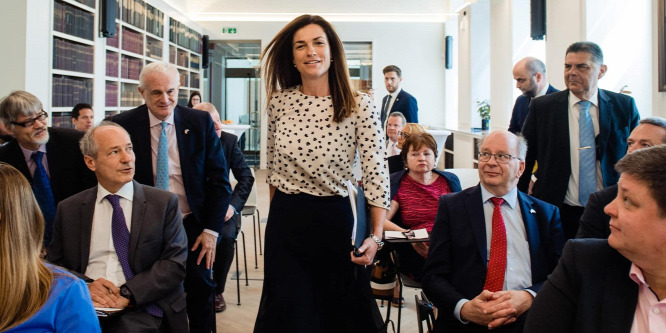 A magyar álláspontról tájékoztatta az uniós nagyköveteket Varga Judit