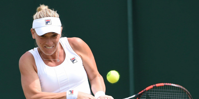 Babos Tímea újabb kiütéses győzelme Wimbledonban