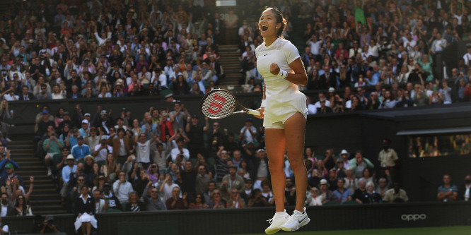 A legtehetségesebbnek tartott női és férfi teniszező is továbbjutott Wimbledonban - videó