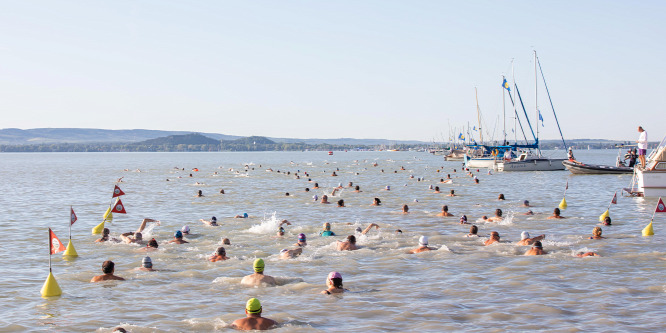 Ők voltak a leggyorsabbak a 40. Balaton-átúszáson