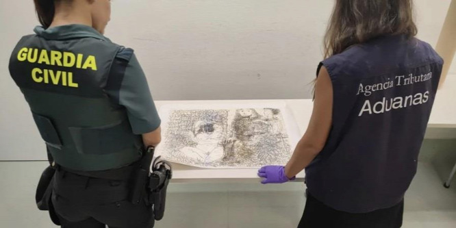 Csempészett Picasso-rajzot koboztak el az ibizai repülőtéren