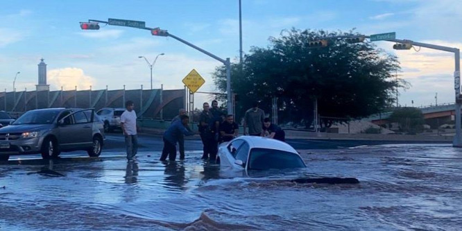 Bravúros életmentés Texasban, hajszálon múlt egy nő élete - videó
