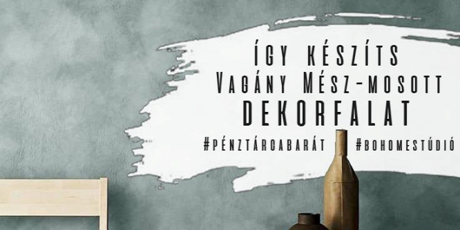 Így készíts házilag mészkő-mosott dekor falat 5 egyszerű lépésben
