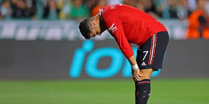 Mi történt C. Ronaldóval? Látni kell, mekkora helyzetet hagyott ki a ManUnited sztárja - videó