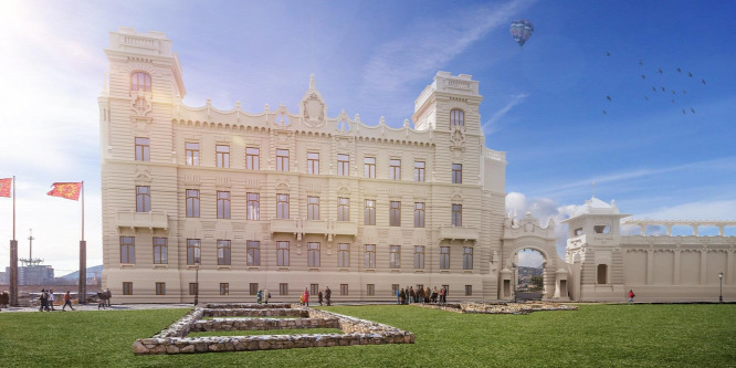 Különleges leletek kerültek elő a József főhercegi palota újjáépítése során