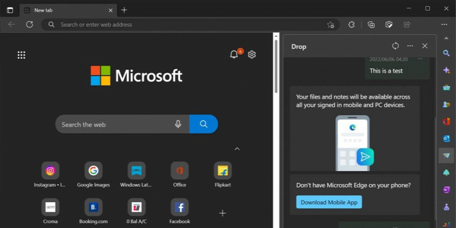 Megosztja a fájlokat a PC és a mobil között a Microsoft böngészője