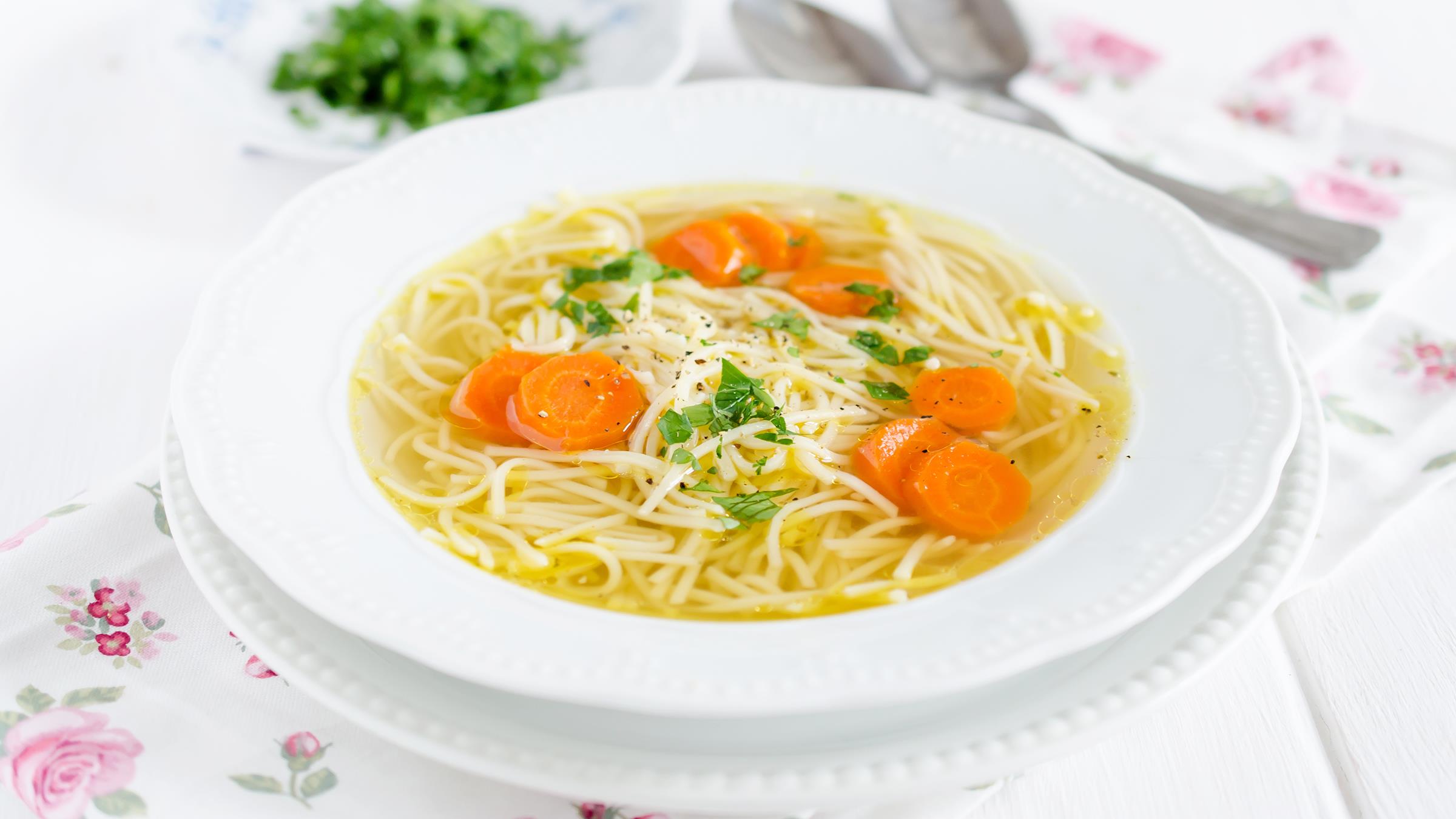 Суп Вермишелевый С Курицей Фото