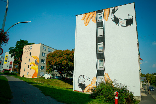 Így színezték újra Kazincbarcikát