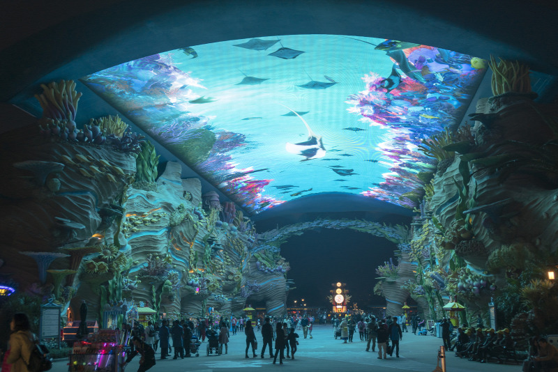Chimelong ocean kingdom, китай. Chimelong zhuhai. чжухай океанариум. пекинский зоопарк и океанариум пекин. океанариум в китае самый большой.