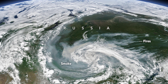 Forrás: NASA Earth Observatory image by Joshua Stevens, using VIIRS data from NASA EOSDIS/LANCE and GIBS/Worldview, and the Suomi National Polar-orbiting Partnership
