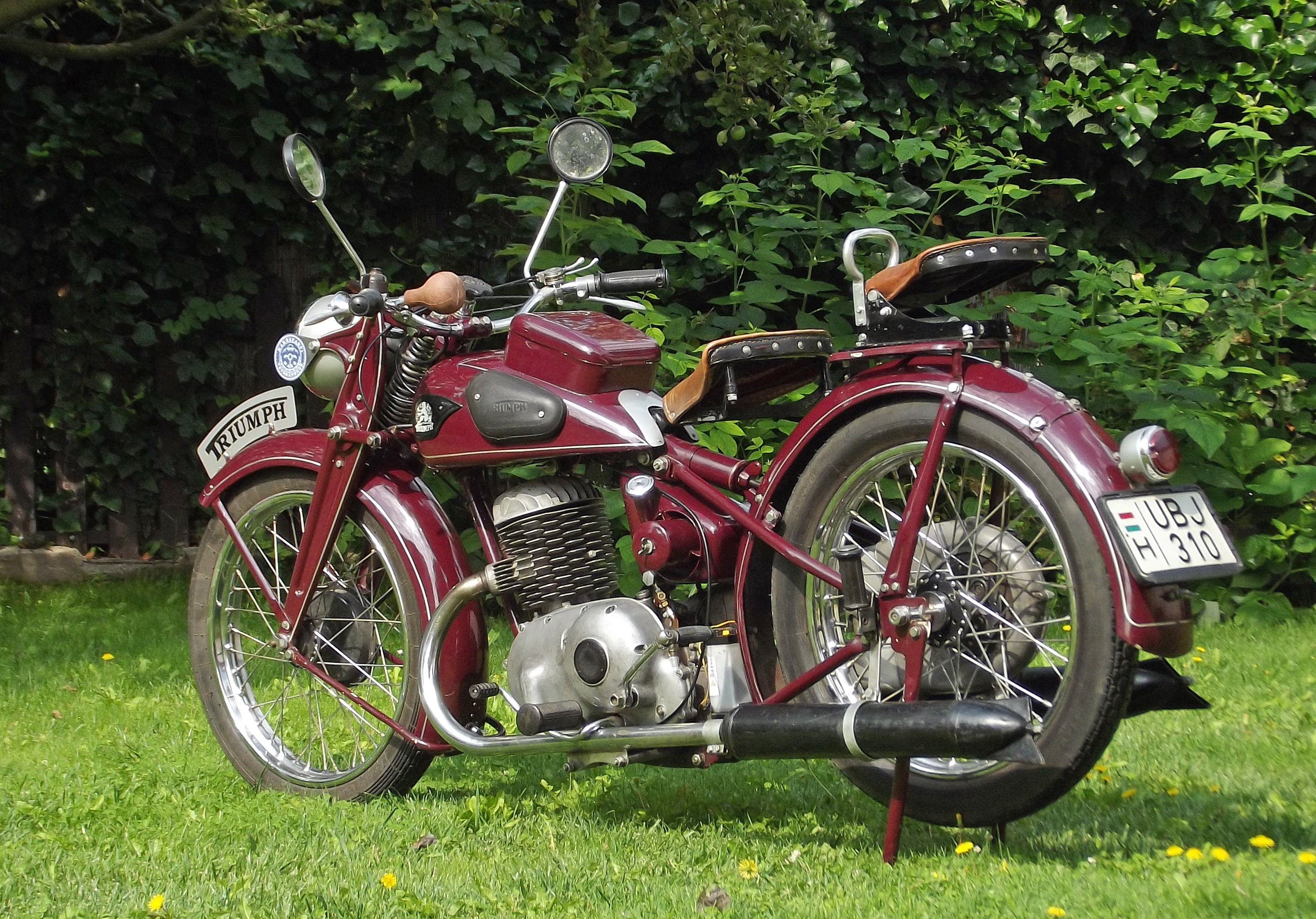 Triumph BD 250 W (1940) veterán teszt galéria